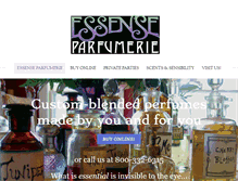 Tablet Screenshot of essense.com